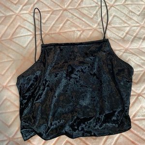 Velvet Crop top